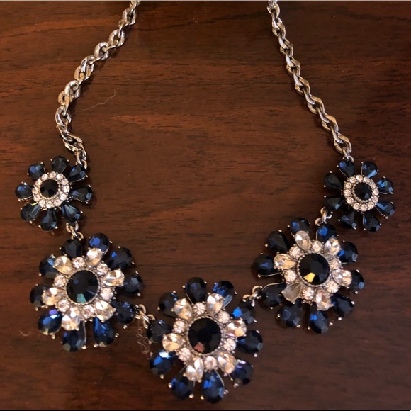 Royal blue diamond necklace - Picture 2 of 2